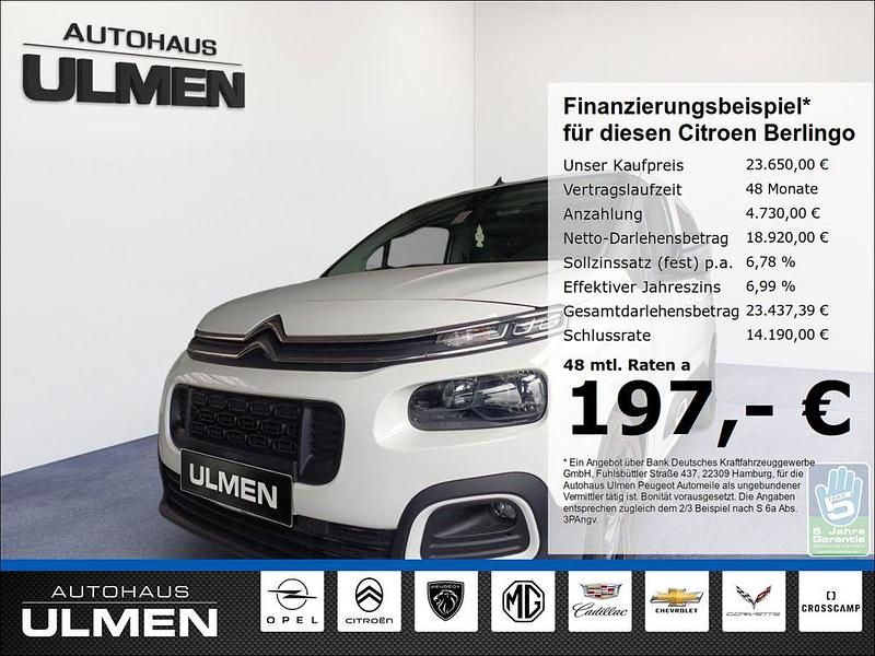 Weiss Gebraucht 2022 Citroën Berlingo Feel Van / Kleinbus | 23.650 € (Guter Preis) - Bild 1/4