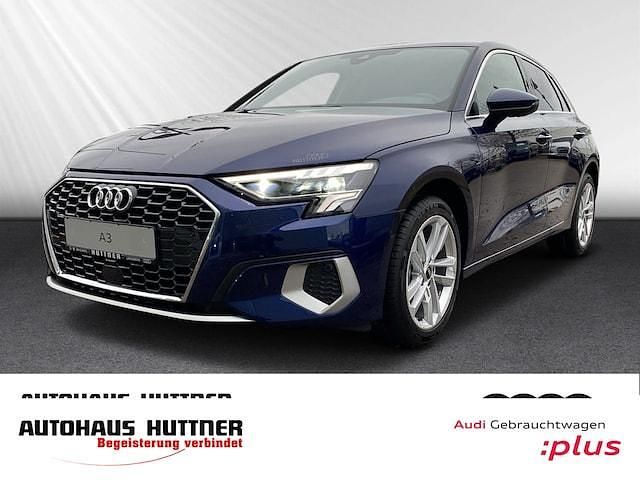 Navarrablau metallic Gebraucht 2024 Audi A3 Advanced | 32.865 € - Bild 1/4