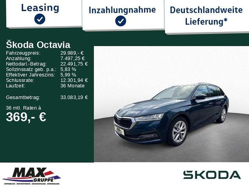 Blau Gebraucht 2023 Skoda Octavia Style Kombi | 29.989 € (Etwas zu teuer) - Bild 1/3