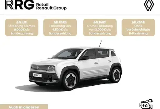 Ny Renault 4 E-Tech Evolution 89 kW (122 HK) 2026 Hvid SUV