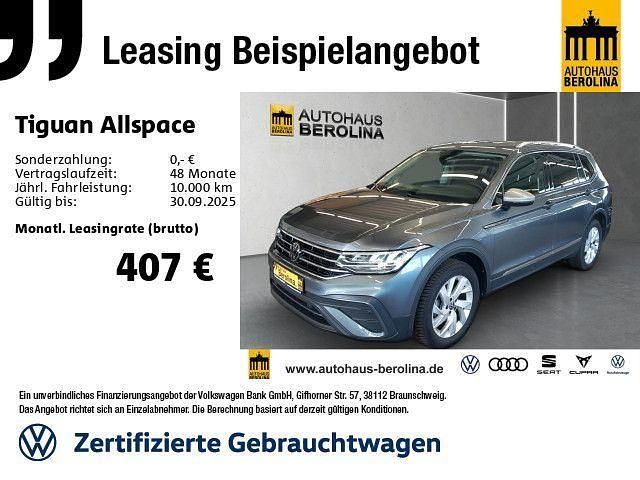 Grau Gebraucht 2024 VW Tiguan Allspace Life SUV | 35.444 € (Guter Preis) - Bild 1/4