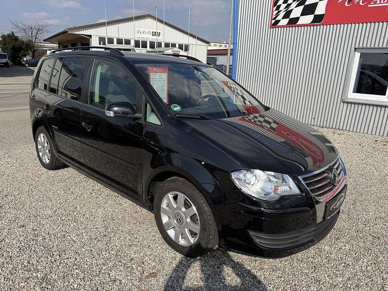 Gebraucht VW Touran United 140 PS (102 kW) 2009 Schwarz Van / Kleinbus
