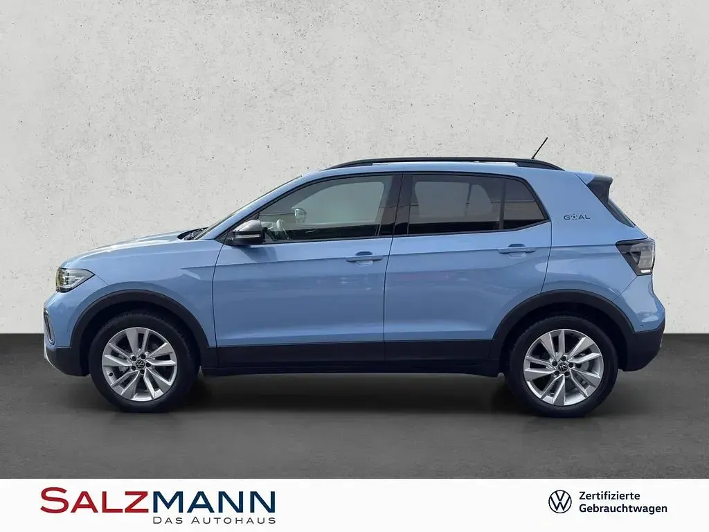 Gebraucht VW T-Cross Goal 116 PS (85 kW) 2025 Clear blue metallic SUV
