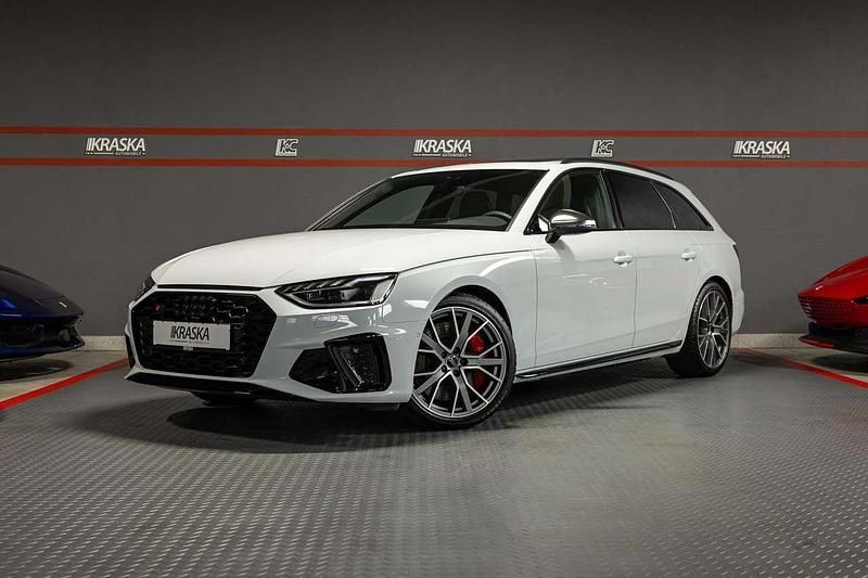 Gletscherweiß metallic Gebraucht 2023 Audi S4 Competition Kombi | 68.950 € - Bild 1/4