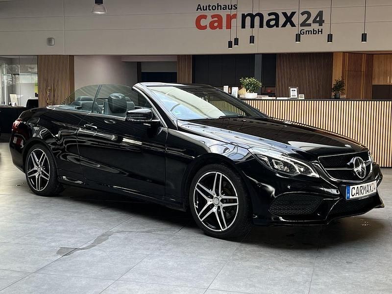 Schwarz Gebraucht 2015 Mercedes E250 AMG Cabrio | 16.970 € (Fairer Preis) - Bild 1/4