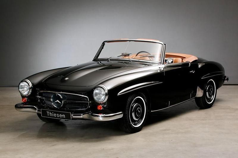 Schwarz Gebraucht 1960 Mercedes 190 Cabrio | 158.000 € - Bild 1/4