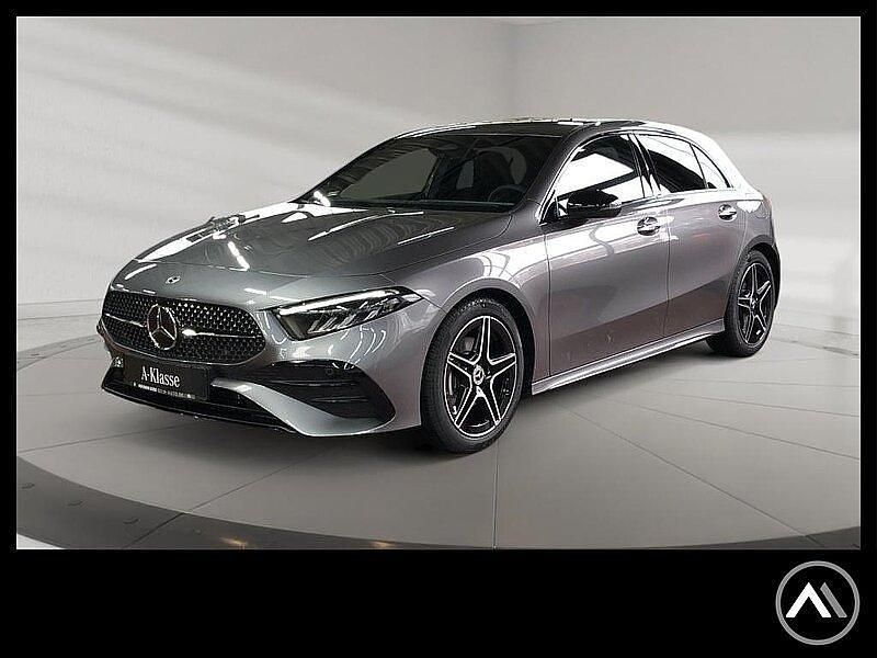 Grau metalliclack mountaingrau Gebraucht 2024 Mercedes A180 Kleinwagen | 30.890 € (Fairer Preis) - Bild 1/4