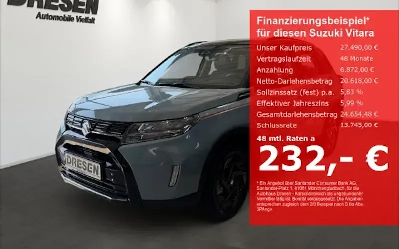 Neu Suzuki Vitara Comfort+ 110 PS (80 kW) 2026 Grau SUV
