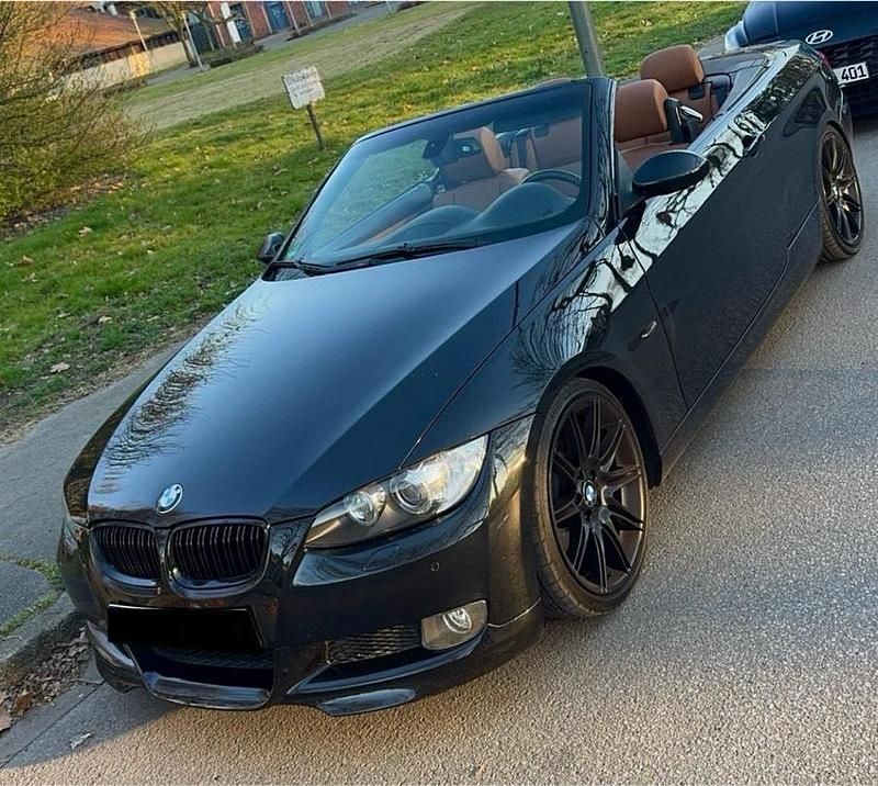 Schwarz Gebraucht 2008 BMW 320 Cabriolet Cabrio | 7.500 € (Fairer Preis) - Bild 1/4