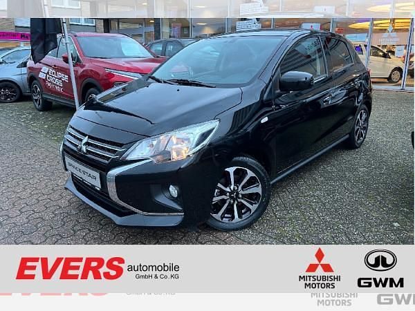 Neu Mitsubishi Space Star Select+ 71 PS (52 kW) 2025 Schwarz (pianoschwarz) Limousine