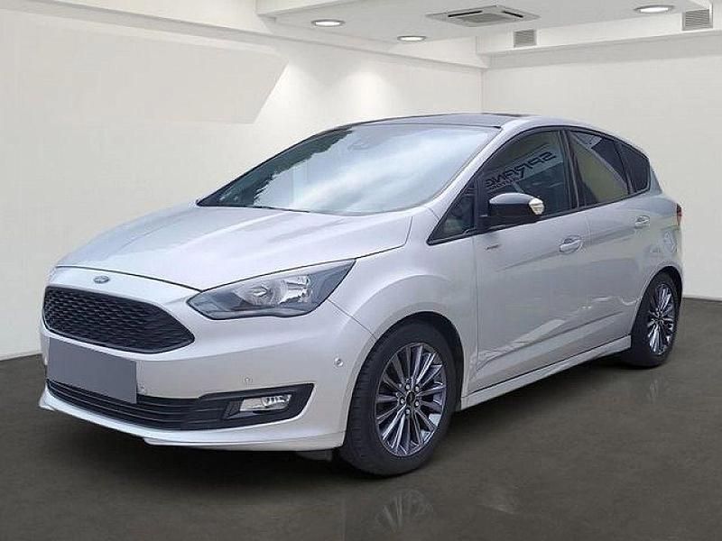 Silber Gebraucht 2018 Ford C-MAX Van / Kleinbus | 16.649 € - Bild 1/4