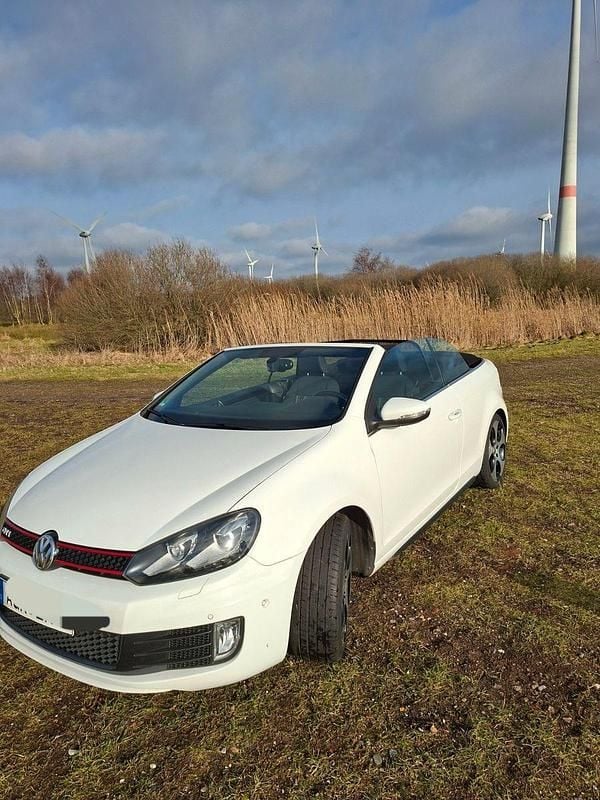 Gebraucht VW Golf Cabriolet GTI 211 PS (155 kW) 2014 Weiß Cabrio