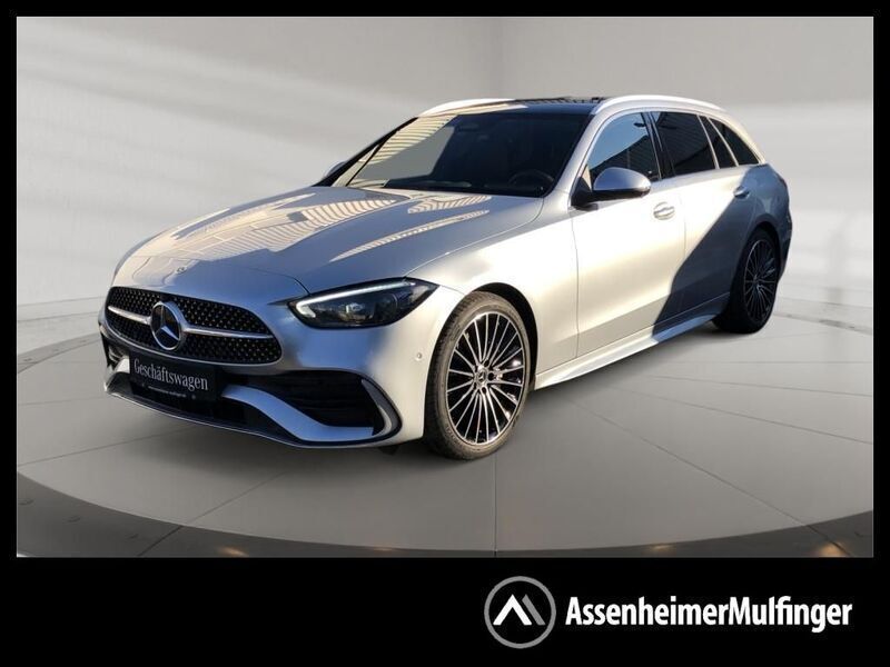 Silber Gebraucht 2024 Mercedes C220 Kombi | 47.799 € - Bild 1/2