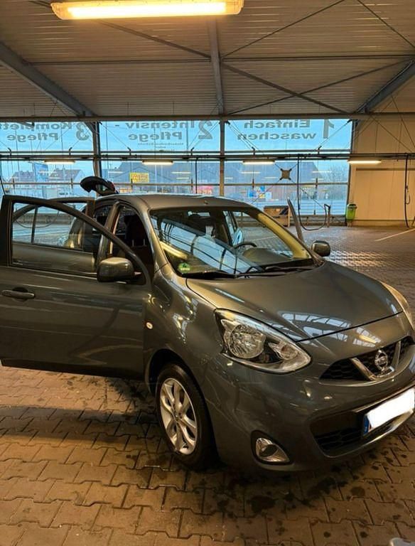 Grau Gebraucht 2013 Nissan Micra Acenta Kleinwagen | 7.500 € (Fairer Preis) - Bild 1/4