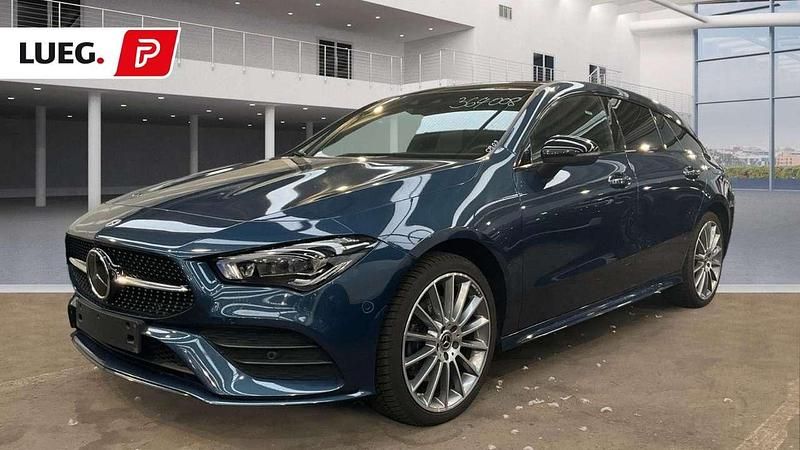Denimblau Gebraucht 2022 Mercedes CLA250e AMG Limousine | 28.890 € (Guter Preis) - Bild 1/3