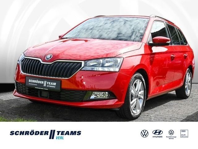 Rot Gebraucht 2022 Skoda Fabia Ambition Kleinwagen | 18.890 € (Etwas zu teuer) - Bild 1/4