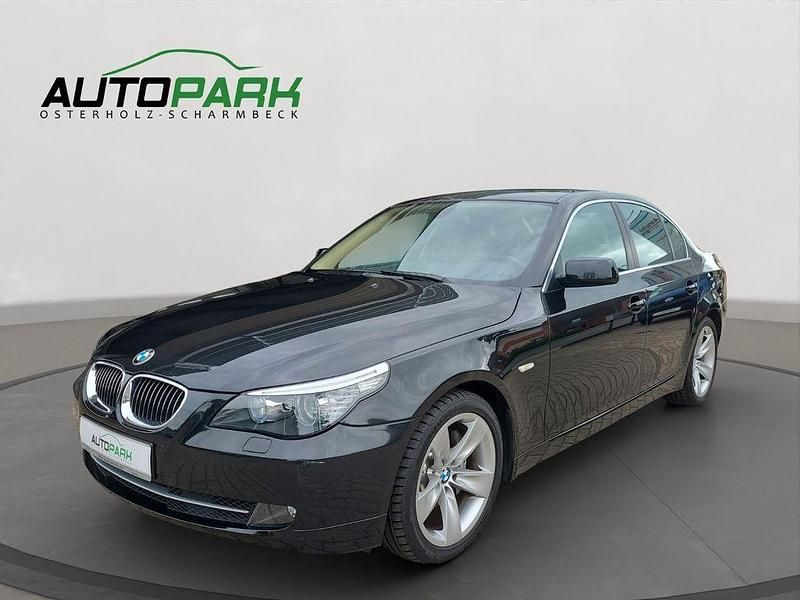 Schwarz Gebraucht 2008 BMW 540 Sport Line Limousine | 14.650 € (Superpreis) - Bild 1/4