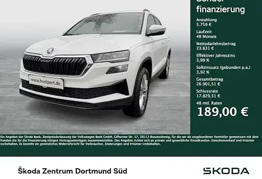 Używany Skoda Karoq Selection 150 KM (110 kW) 2025 Biały SUV