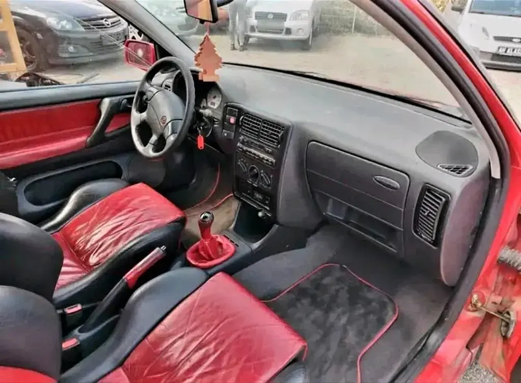 Gebraucht VW Polo Conceptline 60 PS (44 kW) 1997 Rot Kleinwagen