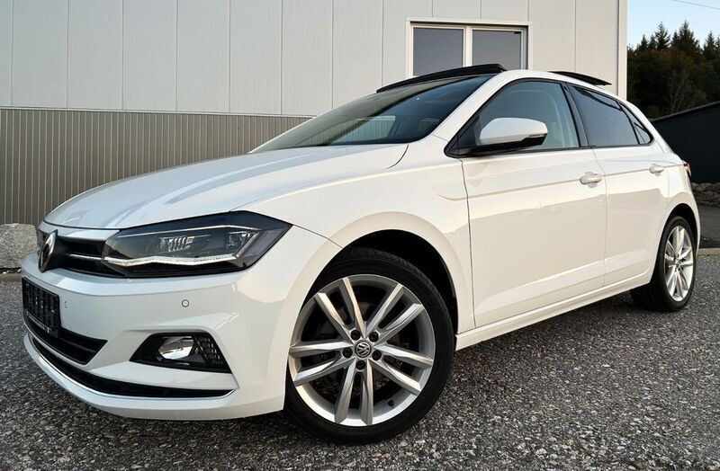 Weiß Gebraucht 2018 VW Polo Beats Kleinwagen | 14.590 € (Fairer Preis) - Bild 1/4