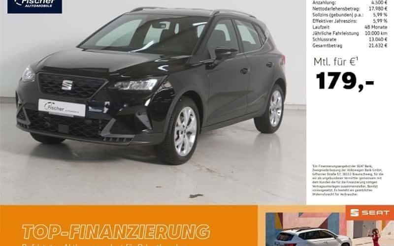 Schwarz Gebraucht 2024 Seat Arona FR SUV | 22.480 € (Guter Preis) - Bild 1/4