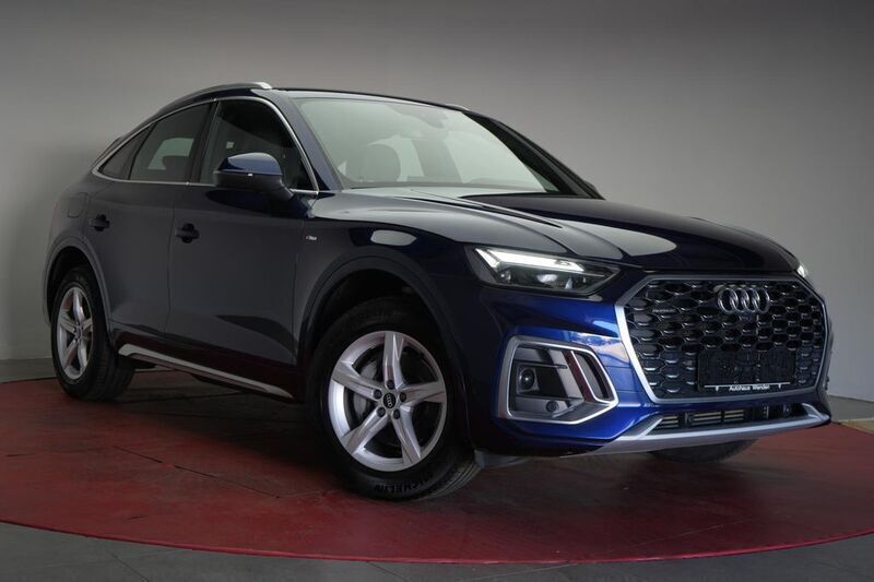 Blau Gebraucht 2021 Audi Q5 Sportback S-Line SUV | 38.490 € (Superpreis) - Bild 1/4