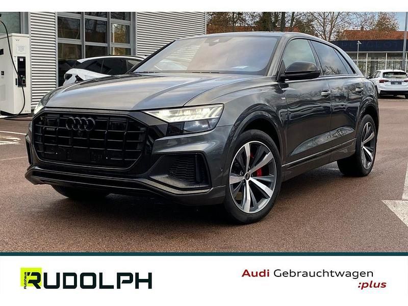 Grau Gebraucht 2023 Audi Q8 S-Line SUV | 73.930 € (Fairer Preis) - Bild 1/4
