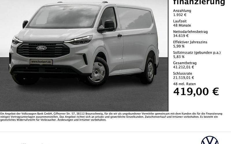 Weiß Neu 2025 Ford Transit Custom Trend Van | 36.551 € (Guter Preis) - Bild 1/4