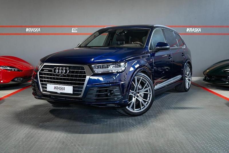 Blau Gebraucht 2019 Audi Q7 Sport SUV | 54.970 € - Bild 1/4