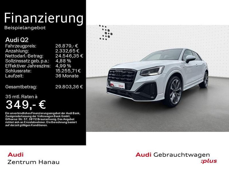 Weiß Gebraucht 2021 Audi Q2 S-Line SUV | 26.879 € (Fairer Preis) - Bild 1/4