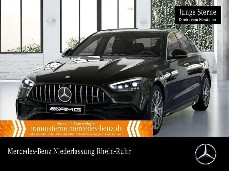 Schwarz Gebraucht 2024 Mercedes C43 AMG Premium Limousine | 57.890 € (Superpreis) - Bild 1/3