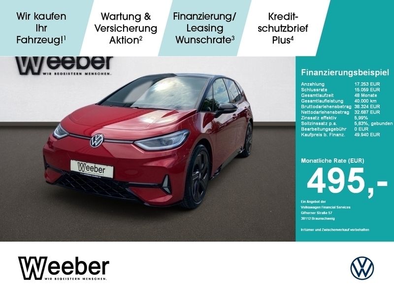 Andere farbe Gebraucht 2022 VW ID.3 GTX Kleinwagen | 49.940 € - Bild 1/4