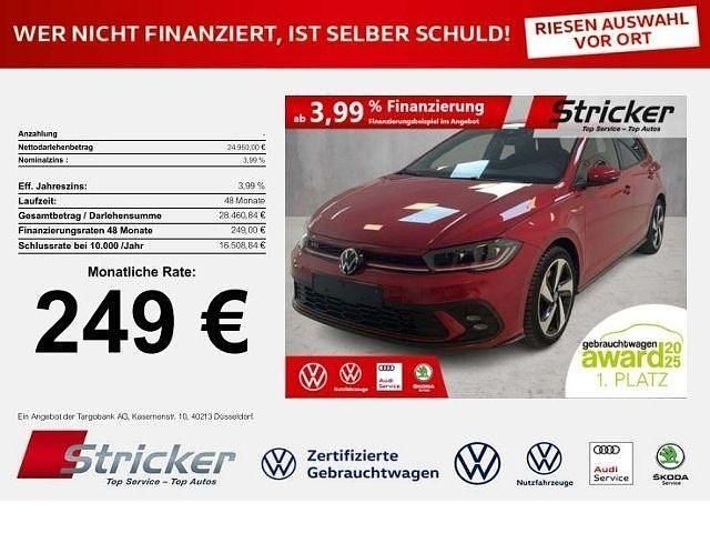Kings red metallic Gebraucht 2024 VW Polo GTI Kleinwagen | 24.949 € (Fairer Preis) - Bild 1/3