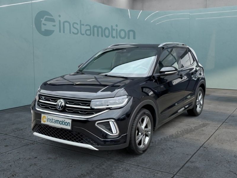 Schwarz Gebraucht 2024 VW T-Cross R-line SUV | 25.100 € (Etwas zu teuer) - Bild 1/4