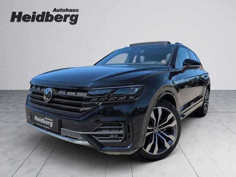 Blau Gebraucht 2021 VW Touareg R-line SUV | 56.970 € (Teuer) - Bild 1/4