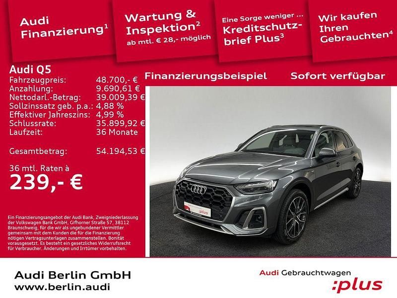 Daytonagrau perleffekt Gebraucht 2023 Audi Q5 Ambiente SUV | 48.700 € (Etwas zu teuer) - Bild 1/3