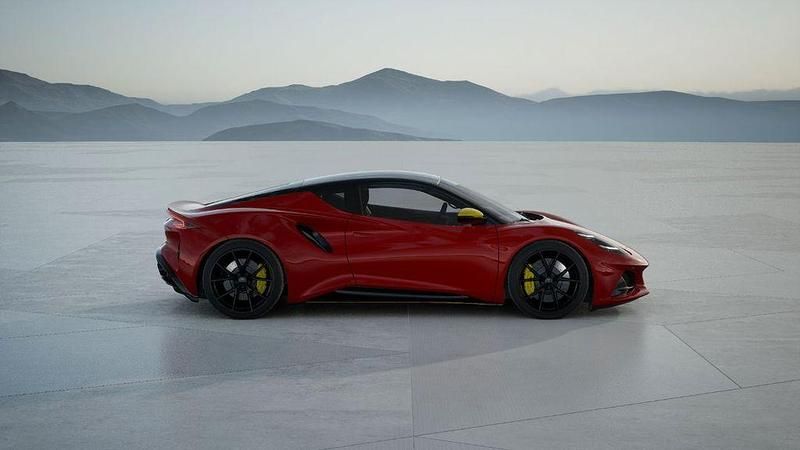 Nowe Lotus Emira 407 KM (299 kW) 2026 Czerwony Coupe