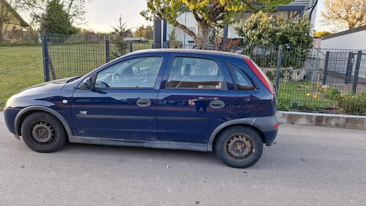 Gebraucht Opel Corsa 75 PS (55 kW) 2003 Blau Kleinwagen