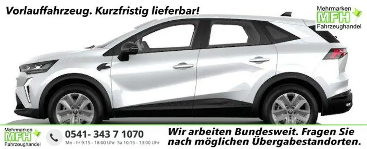 Ny Renault Symbioz Evolution 140 HK (102 kW) 2025 Hvid SUV