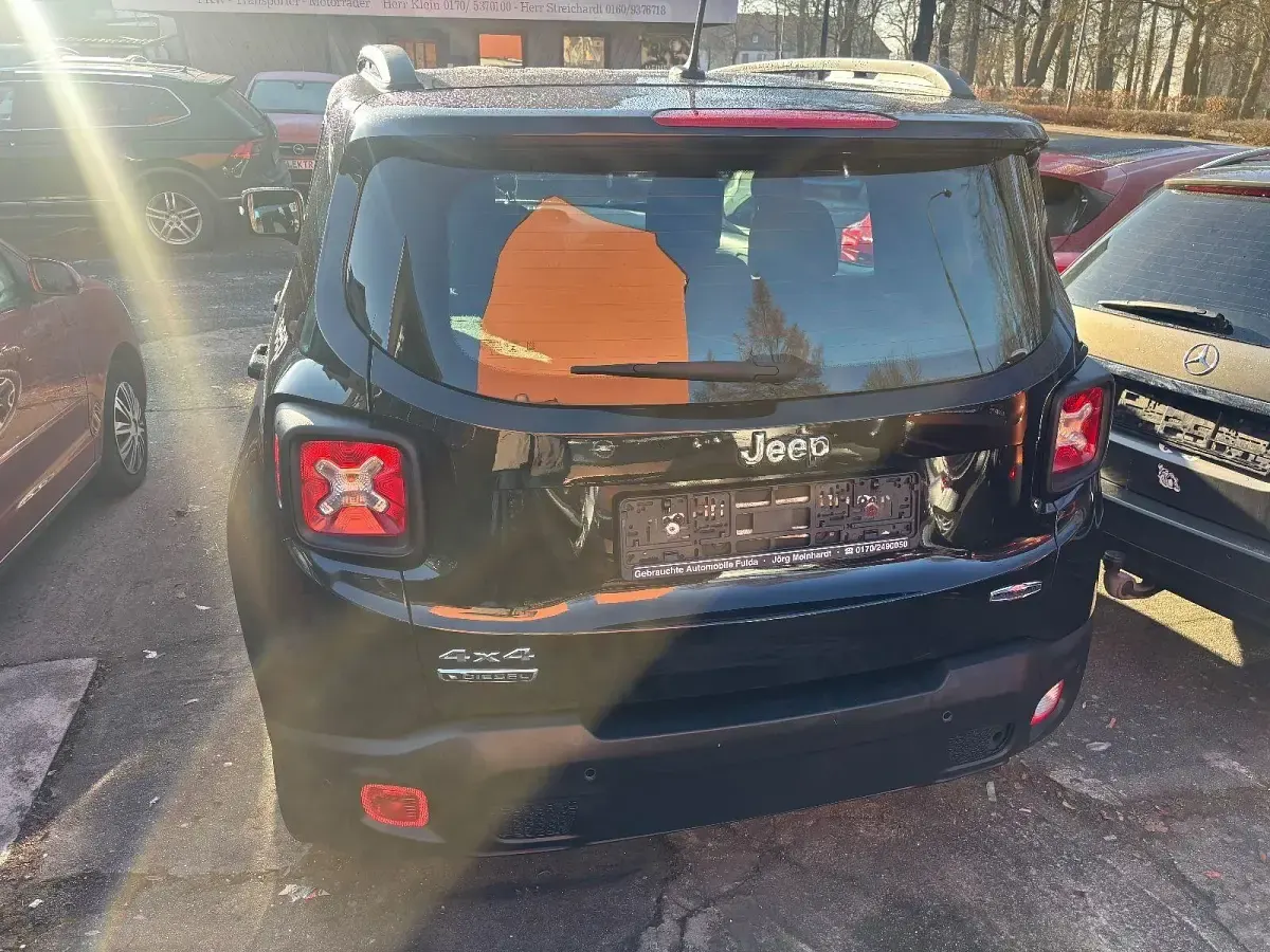 Gebraucht Jeep Renegade Longitude 120 PS (88 kW) 2015 Schwarz SUV