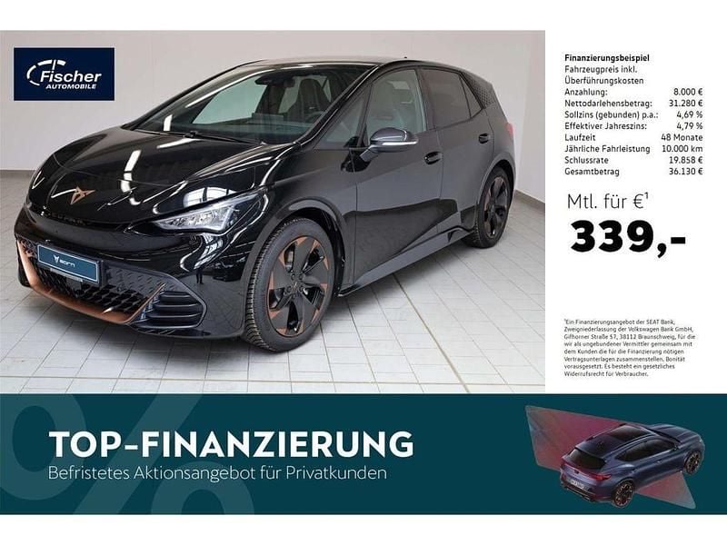 Midnight schwarz metallic Neu 2025 Cupra Born Kleinwagen | 39.280 € (Fairer Preis) - Bild 1/4