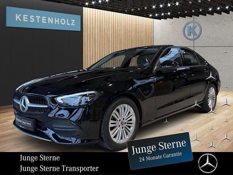 Schwarz Gebraucht 2024 Mercedes C200 Limousine | 36.840 € (Superpreis) - Bild 1/4