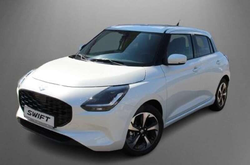 Pure white pearl Neu 2025 Suzuki Swift Comfort+ Kleinwagen | 23.690 € - Bild 1/4