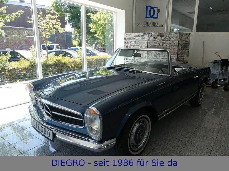 Blau Gebraucht 1969 Mercedes SL280 Cabrio | 109.000 € - Bild 1/4