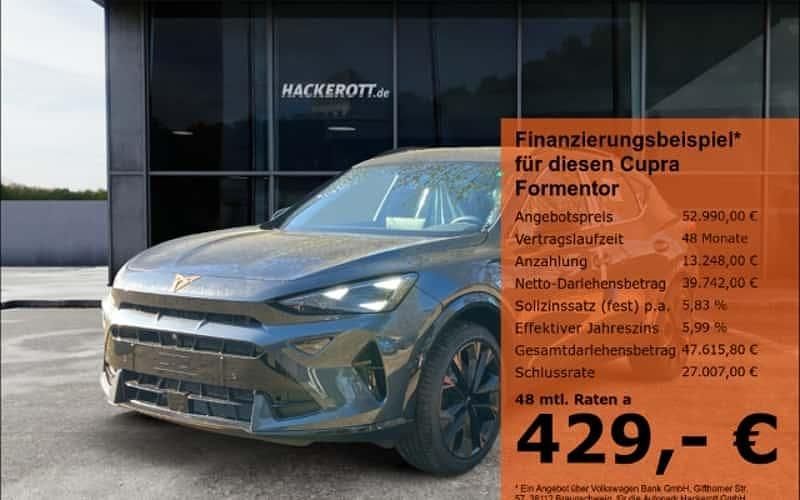 Grau Gebraucht 2025 Cupra Formentor VZ SUV | 45.980 € (Fairer Preis) - Bild 1/4