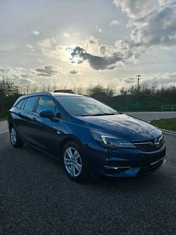 Gebraucht Opel Astra Business 122 PS (89 kW) 2020 Blau Kombi