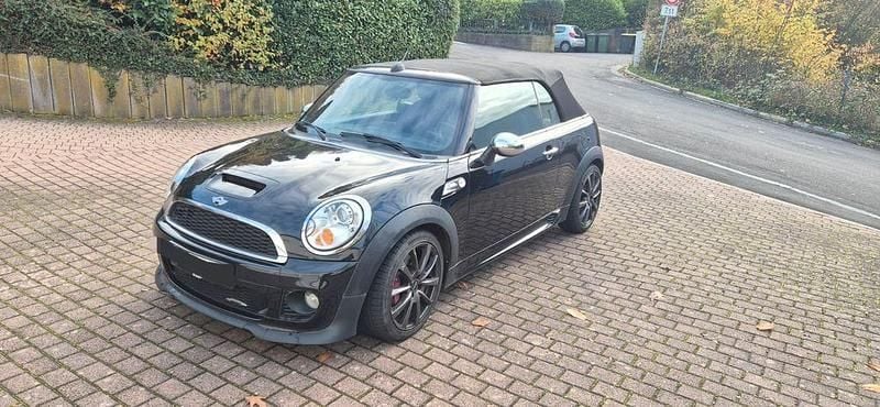 Schwarz Gebraucht 2013 Mini John Cooper Works Cabriolet Cabrio | 13.000 € (Guter Preis) - Bild 1/4