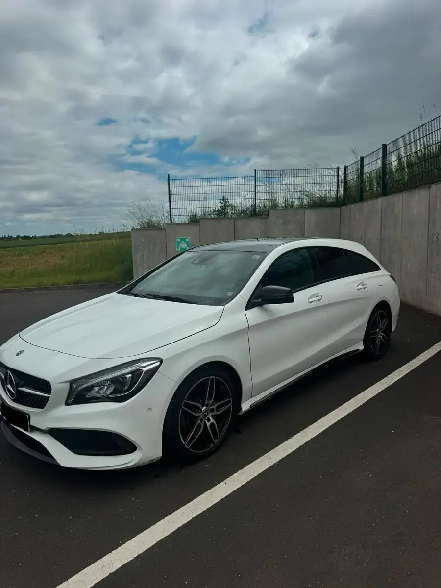 Gebraucht Mercedes CLA220 AMG line 2017 Weiß Coupé