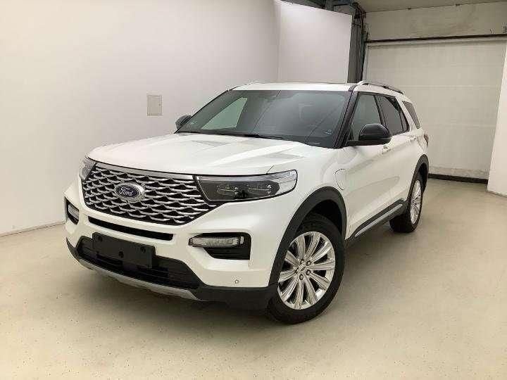 Weiß Gebraucht 2024 Ford Explorer Platinum SUV | 56.890 € (Superpreis) - Bild 1/4