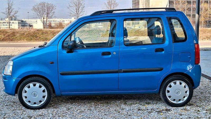 Gebraucht Opel Agila 75 PS (55 kW) 2002 Blau Van / Kleinbus